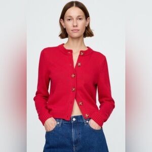 Gap 100% Cotton crewneck cardigan